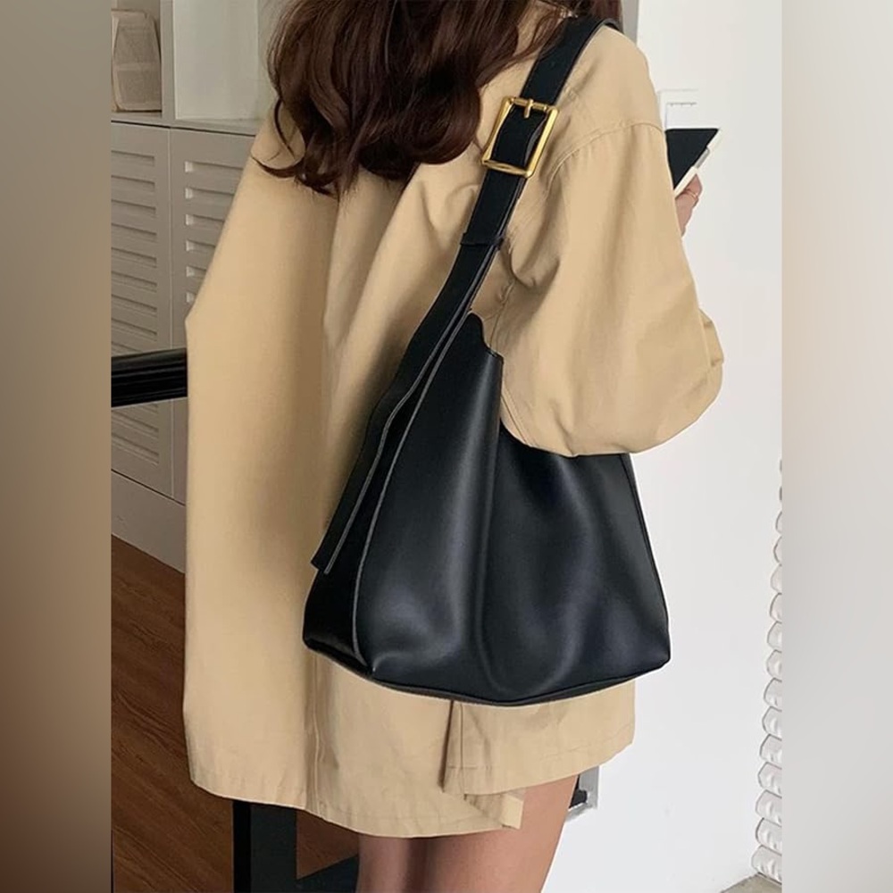 COZYEASE Women's Hobo Buckle Bag